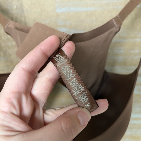 Skims Ultimate Push Up Bra Brown Basic Womens 36C - Picture 3 of 5